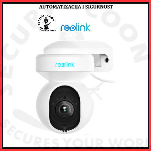 Reolink E1 Outdoor – vanjska WiFi rotacijska kamera s reflektorom