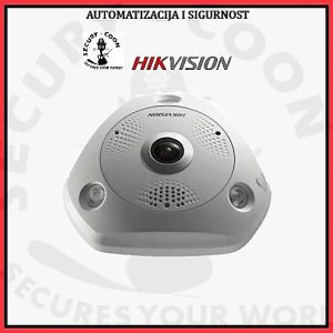 KAMERA 12MP HIKVISION DS-2CD63C5G0-IVS (1.29mm) Opis proizvoda: KAMERA DS-2CD63C5G0-IVS 1.29MM je kamera za videonadzor s fisheye objektivom. Ova kamera ima visoku rezoluciju od 12MP i pokriva kut od 360°. Također ima višestruke načine prikaza, uključujući fisheye, panoramu i PTZ. Kamera ima ugrađen mikrofon i zvučnik te je otporna na vodu i vandalizam (IP67, IK8). Ugrađen je grijač za rad u hladnim uvjetima. Kamera ima 3D-DNR, BLC, HLC, 120dB WDR i POE. Također ima 6 analiza ponašanja, 3 detekcije iznimki, heat map s deep learning algoritmom, alarm ulaz/izlaz i audio ulaz/izlaz. Senzor kamere je 1/1.7” Progressive Scan CMOS, a leća je 1.29 mm. Domet IR-a je do 15m, a minimalno osvjetljenje je 0.015Lux. Kamera podržava motion detekciju, tamper alarma, Line Crossing, Intrusion Detection, Heat Map, Analiza protoka i ima 16 načina prikaza. Podržani protokoli su TCP/IP, ICMP, HTTP, HTTPS, FTP, DHCP, DNS, DDNS, RTP, RTSP, RTCP, PPPoE, NTP, UPnP, SMTP, SNMP, IGMP, 802.1X, QoS, IPv6, UDP, Bonjour. Kamera se može postaviti na zid, strop ili konferencijski stol.
