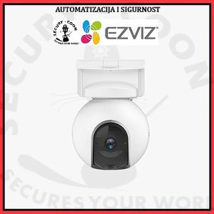 EZVIZ KAMERA 4MP CS-EB8 Tehnički podaci: Tehnološka posebnost SMART HOME 4G kamera, noćna slika u boji, slika u slici, 8 x zoom, AI prepoznavanje ljudi, pan-tilt 340° / 65° Rezolucija, svjetlina 2560 × 1440, 0.01 Lux @ (F1.6, AGC ON), 0 Lux s IR Dodatne funkcije 3D DNR, , D-WDR, IR, detekcija pokreta, dvosmjerni audio, pametno praćenje, WIFI 2,4 GHz, H.265 / H.264 IR rasvjeta/doseg 15m Zaštita kućišta IP/ konstrukcija IP 65, plastika Memorija Podržava microSD karticu (do 512G) Sučelja USB-C Napajanje/baterija DC 5V / 2A, 10W/ 10400 mAh, Max. 10W Dimenzije i težina 183 × 116 × 166 mm (7,20 × 4,57 × 6,52 inča), 803g U pakiranju EB8 4G kamera, Predložak za bušenje, C-Kabel, Adapter za SIM karticu, Komplet vijaka, Vodič za brzu instalaciju, Informacije o propisima, Kratki vodič za početak