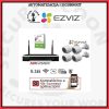 EZIZ WiFi Video komplet 2MP 4 kamere komplet sadrži: 1 x Š:  DIGITALNI VIDEO SNIMAČ DS- 7104NI-K1/W/M 4 x Š: 78550 CS-C3TN (1080P,2.8mm) • 2MP, 1920 x 1080 @ 30fps • Senzor: 1/2.7” Progressive Scan CMOS • Leća: 2.8mm (106°) • IP67 zaštita • 3D DNR, DWDR, H.265 • IR domet 30m • Ugrađen mikrofon • MicroSD utor 4 x 12V 1A ispravljač za kamere 1 x 12V 2A Ispravljač za snimač 1 x Patch kabel 1,5m DIGITALNI VIDEO SNIMAČ DS-7104NI-K1/W/M 4 kanalni WiFi NVR sa maksimalnom rezolucijom snimanja do 4 MP tehničke karakteristike: Broj kanala 4 IP kanala Maksimalna rezolucija snimanja 4 MP Ulazni/izlazni bandwidth 50Mpbs/40Mbps Broj diskova/max veličina diska 1/6 TB WiFi 2,4GHz Video izlazi 1x HDMI, 1xVGA Kompresija H.265+/H.265/H.264+/H.264 Mrežno sučelje 1x RJ-45 10/100 Specifikacija CS-C3TN (1080P,2.8mm) Smart Wi-Fi kamera 2MP/30fps tehničke karakteristike: Tehnološka posebnost SMART HOME kamera, stroboskopsko svjetlo Rezolucija, svjetlina 1920 X 1080, 0.01 Lux (F2.0, AGC ON), 0 Lux uz IR Dodatne funkcije 3D DNR, IR, D-WDR , detekcija pokreta, WIFI 2,4 GHz, H.265 / H.264 Objektiv 2,8 mm, F2.4, FOV: 122° dijagonalno, 106° horizontalno IR rasvjeta/doseg 30m Zaštita kućišta IP/ konstrukcija IP67, Plastika Memorija Micro SD 256 Sučelja Mikro USB, RJ45 X 1 (10/100M samo podesivi Ethernet port) Napajanje/baterija 5VDC/1A, 6W Brzina prijenosa 11b: 11Mbps, 11g: 54Mbps, 11n: 72Mbps WIFI standard IEEE802.11b/g/n Security 64/128-bit WEP, WPA/WPA2, WPA-PSK/WPA2-PSK Dimenzije i težina 72 x 72 x 152 mm U pakiranju kamera; baza; vijci; kabel za napajanje 3m ; skica za bušenje; kit za vodootpornost, adapter za napajanje Specifikacija