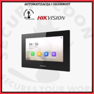 UNUTARNJA JEDINICA HIKVISION DS-KH6320-LE1 TFT LCD zaslon rezolucije: 1024 * 600 10/100Mbps Ethernet, TCP/IP, RTSP 8-kanalni alarmni ulaz Napajanje: Standard PoE/12 VDC, 6W Radna memorija: 64MB ROM: 16 MB Dimenzije: 200 mm × 140 mm × 15.1 mm