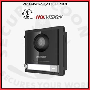 VANJSKA JEDINICA HIKVISION DS-KD8003-IME2/M 2 MP kolor kamera, 30FPS,180° (horizontalno), 96°(vertikalno) WDR 1 pozivna tipka, max. broj povezanih modula: 8 10M/100M Ethernet, RS-485 Alarmni ulaz: 4 IP65, -40° C to +60° C IR svjetlosni sklop 24VDC dvožično ili 12 VDC