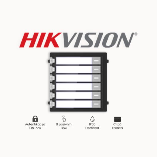 HIKVISION MODUL 6 TIPKI DS-KD-KK