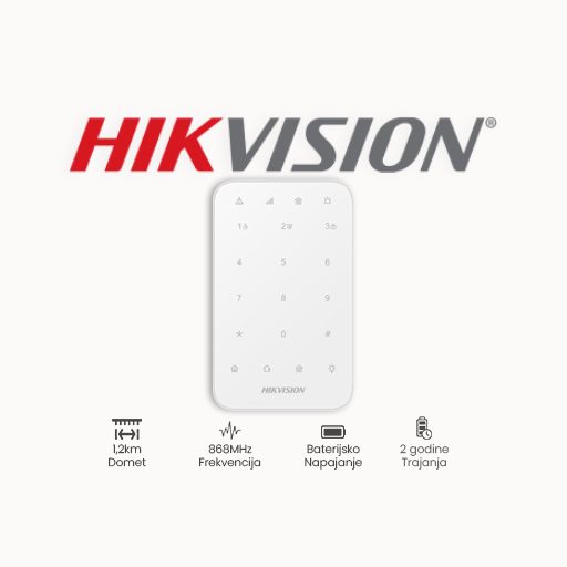 TIPKOVNICA DS-PK1-E-WE HIKVISION