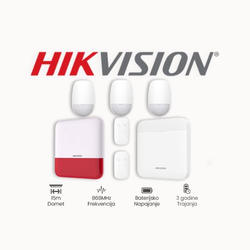 ALARMNI KOMPLET HIKVISION 4