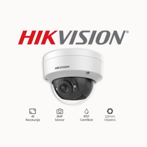 KAMERA 8MP HIKVISION DS-2CE57U1T-VPITF (2.8mm)