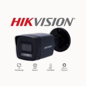 KAMERA 4MP HIKVISION DS-2CD1043G2-LIU (2.8mm) CRNA