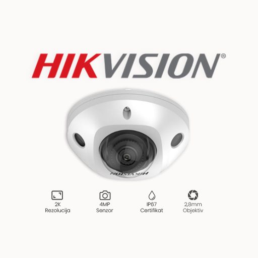 KAMERA 4MP HIKVISION DS-2CD2543G2-IS (2.8mm)