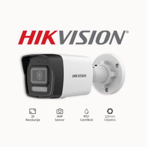 KAMERA 4MP HIKVISION DS-2CD1043G2-LIU (2.8mm)
