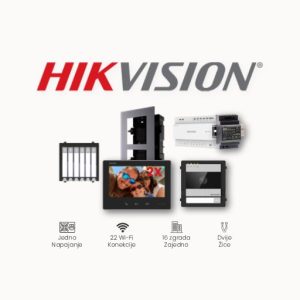 HIKVISION PORTAFON Video komplet 2-wire HD 2 stana