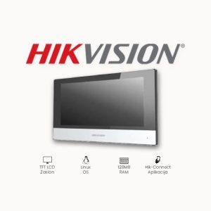 UNUTARNJA JEDINICA HIKVISION DS-KH6320-TE1 Hikvision unutarnja jedinica IP portafona DS-KH6320-TE1 dolazi sa TFT touch screen ekranom veličine 7″ visoke rezolucije 1024×600. Unutarnje jedinice dolaze sa linux sučeljem te mogućnošću podešavanja jačine zvona, vrste zvona, duljine trajanja poziva itd. Sustav podržava Hik-Connect aplikaciju tako da se poziv može preusmjeriti na mobilnu aplikaciju. Proizvođač HIKVISION Sustav IP Vrsta artikla Monitor Način povezivanja UTP Ugradnja Nadžbukna/Stolna Dimenzije 200x140x15,1mm Vrsta komunikacije Audio/Video Vrsta monitora LCD Memorijsko proširenje TF kartica do 32GB Dimenzije ekrana 7" Memoriranje slike DA Napajanje 12VDC/PoE Podržava rad s aplikacijom Da Ulazi i izlazi 8ch alarmni ulaz, 2x alarmni izlaz Specifikacija Ovo je unutarnja jedinica IP portafona koja se može koristiti u različitim vrstama zgrada i objekata. Omogućuje vam da vidite i čujete tko stoji pred vratima i da imate kontrolu nad otvaranjem vrata. DS-KH6320-TE1 je dizajniran da bude jednostavan za korištenje, s jasnim zaslonom osjetljivim na dodir i intuitivnim sučeljem. Može se povezati s drugim IP unutarnjim jedinicama i vanjskim jedinicama portafona kako bi se stvorio potpuni sustav komunikacije i kontrole pristupa. Ova unutarnja jedinica je izdržljiva i pouzdana, s visokokvalitetnim materijalima koji osiguravaju dugotrajnost i učinkovitost. Svi dijelovi su pažljivo testirani kako bi se osigurala najbolja moguća kvaliteta.Ako tražite visokokvalitetnu unutarnju jedinicu IP portafona, DS-KH6320-TE1 je odličan izbor. Pruža izvrsne performanse i jednostavnu upotrebu, uz pouzdanost koja će trajati godinama.