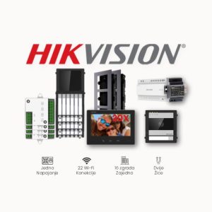 HIKVISION PORTAFON Video komplet 2-wire HD 20 stanova