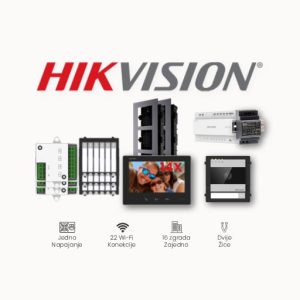 HIKVISION PORTAFON Video komplet 2-wire HD 14 stanova
