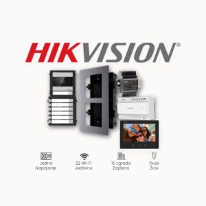 HIKVISION PORTAFON Video komplet 2-wire HD 5 stanova