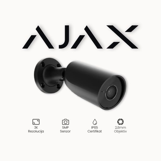 Ajax VIDEO BulletCam (5 Mp/2.8mm) BL
