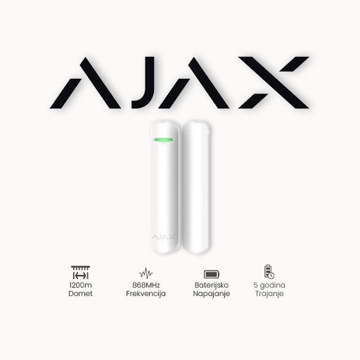 AJAX bežični magnet DoorProtectPlus WH