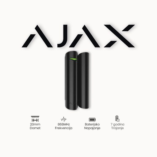 AJAX bežični magnet DoorProtect BL