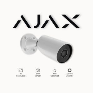 Ajax VIDEO BulletCam (8 Mp/2.8mm) WH