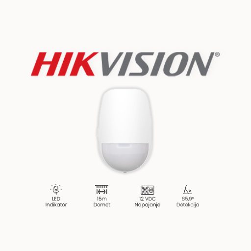 HIKVISION DETEKTOR POKRETA DS-PDD15AM-EG2