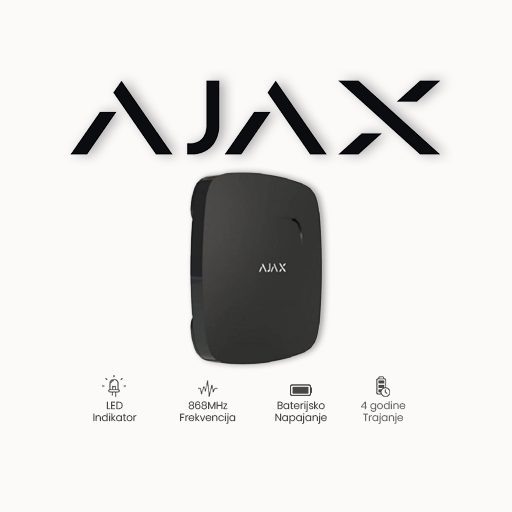 AJAX detektor dima FireProtect Plus BL