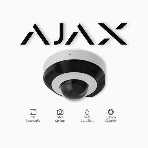 Ajax Dome Mini (5 Mp/2.8mm) WH
