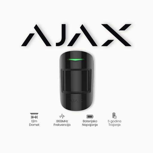 AJAX bežični detektor MotionProtect BL