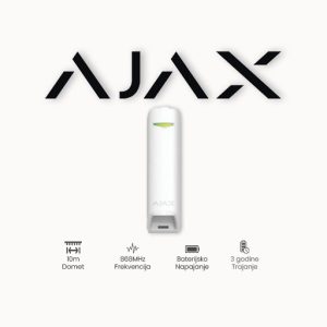 AJAX bežična zavjesa MotionProtect Curtain WH