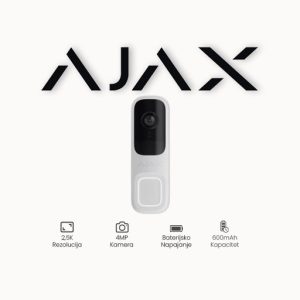 Ajax Doorbell WH Video portafon