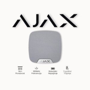 AJAX FIBRA HomeSiren WH