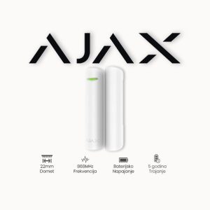 AJAX FIBRA DoorProtectPlus WH