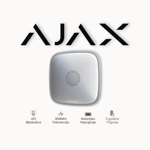 AJAX FIBRA StreetSiren WH