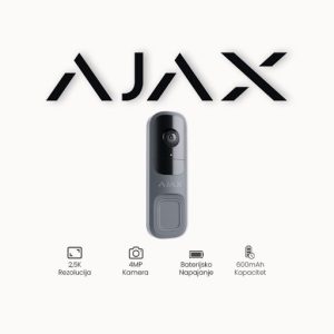 Ajax Doorbell Graphite Video portafon