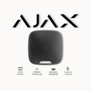 AJAX FIBRA StreetSiren BL
