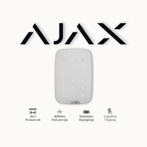 AJAX FIBRA Keypad WH