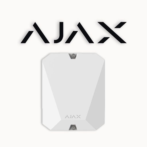 AJAX VHF Bridge WH AJAX VHF Bridge, međusklop za povezivanje radio komunikatora na Ajax sustav, u kućištu bijele boje