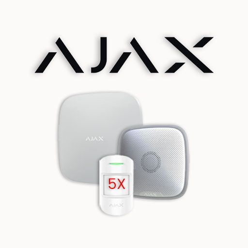 AJAX BEŽIČNI ALARM ZA STAN 5 DETEKTORA