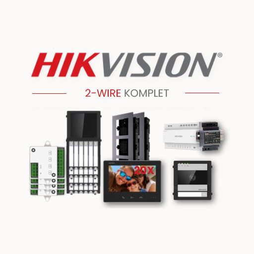 HIKVISION PORTAFON Video komplet 2-wire HD 20 stanova